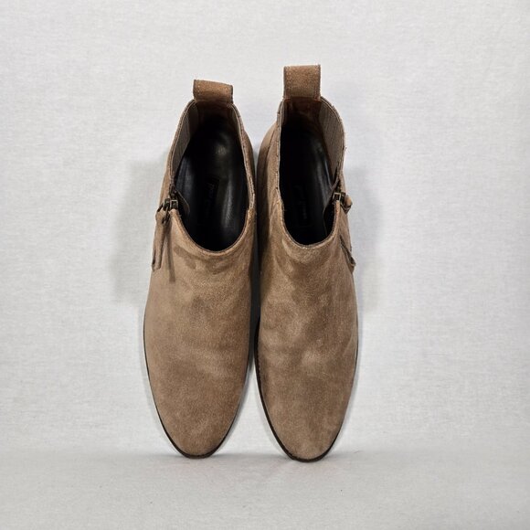 PAUL GREEN Old Money Elevated Basic TAN Suede Leather Chelsea Booties Size 10.5. - Picture 12 of 17